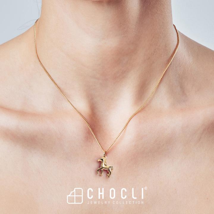 Produktbild MTM Horse Necklace (Messing, 18k Gold, 43 cm)