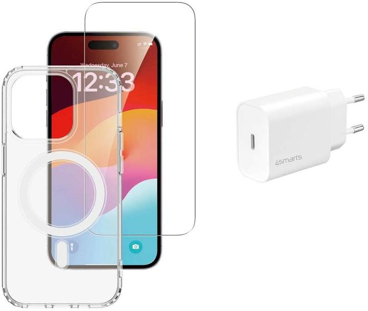 Actual product image 4smarts 3 in 1 Starter Set (Apple iPhone 15 Pro)