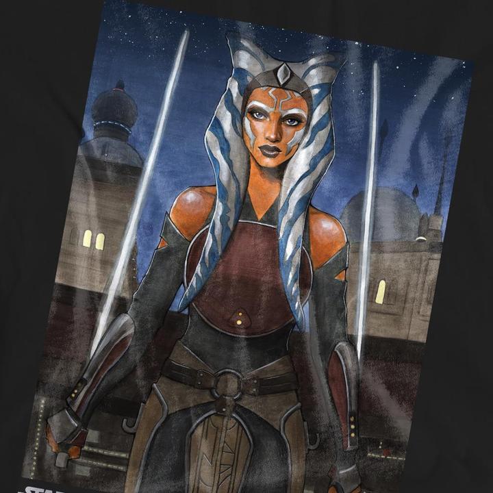 Actual product image Ahsoka Unisex Adult Heroic T-Shirt (S)