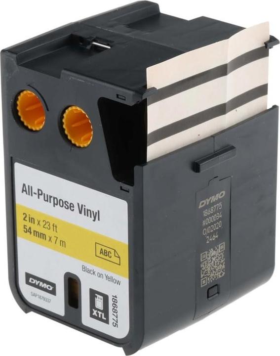 Actual product image Dymo XTL Writing Tape, Vinyl (5.40 cm, Yellow)