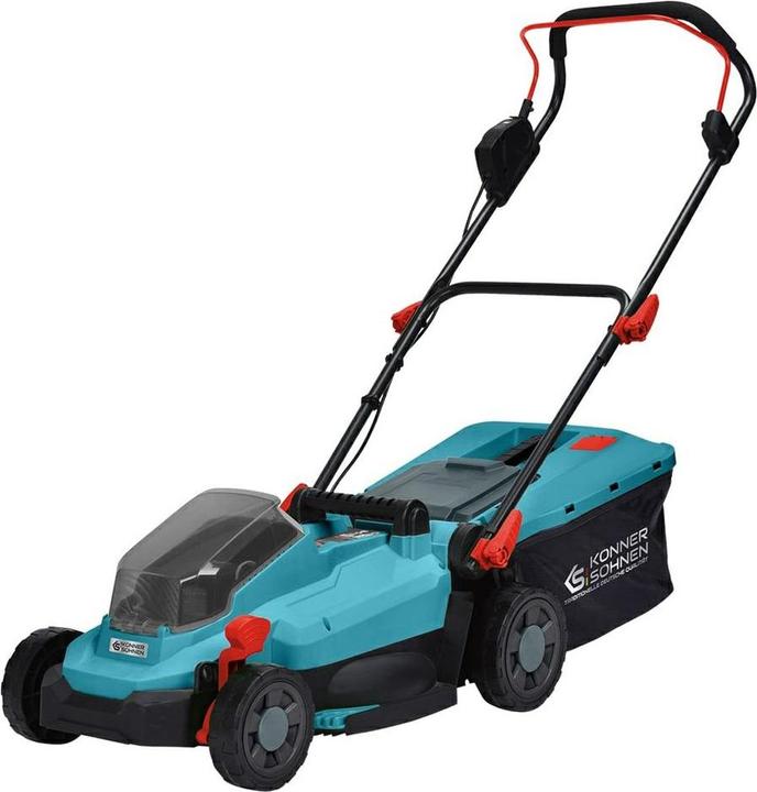 Actual product image Könner & Söhnen Cordless Lawn Mower Without Batteries And Charger 33lm-20v (Rechargeable battery operated)