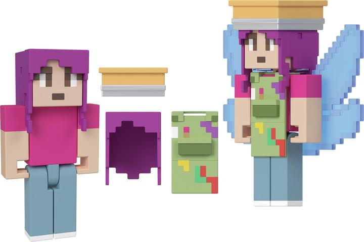 Actual product image Mattel MINECRAFT CREATOR SERIES FIGURE Artist's Apron