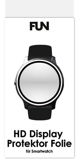Actual product image Peter Jäckel HD Display Protector Film for Smartwatch 41/40mm Clear