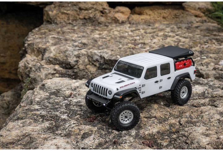 Image du produit Axial Scale Crawler SCX24 Jeep JT Gladiator Blanc, RTR (RTR Prêt à fonctionner)