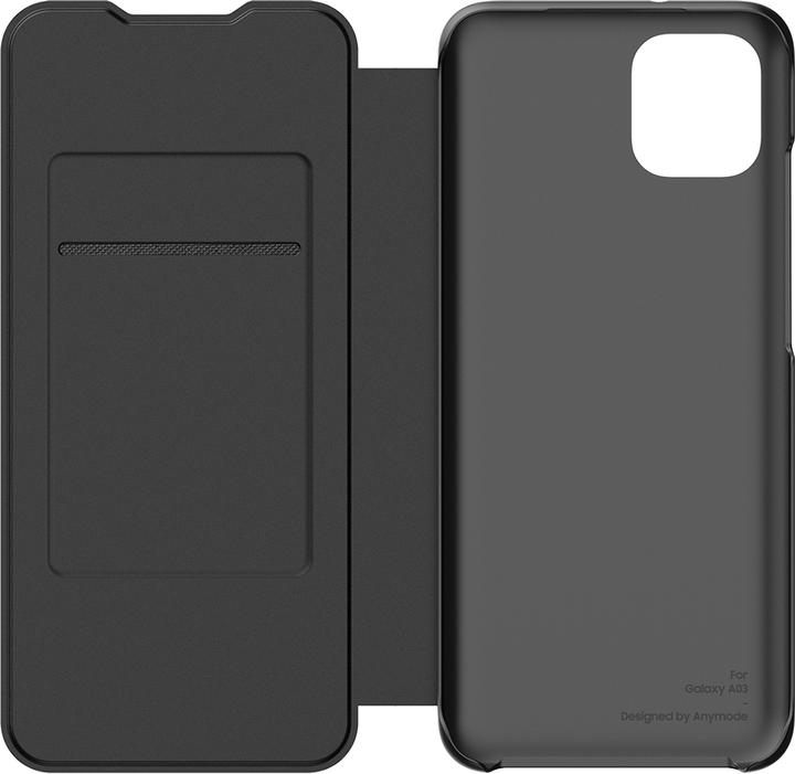 Produktbild Samsung GP-FWA035AM mobile phone case (6.5") Flip case Black (Samsung Galaxy A03)