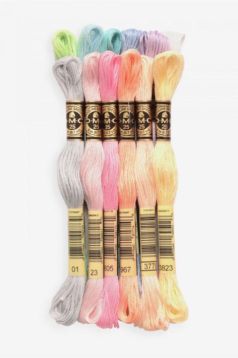 Produktbild DMC Stickgarn Set Pastels (117 m)