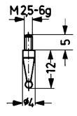 Image du produit Holex Elément de mesure Käfer acier type 18/ 2,0mm (0.20 cm)