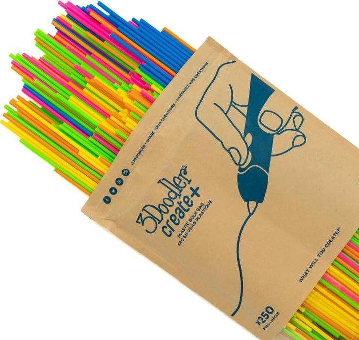 Immagine prodotto 3Doodler Filamento Create+ e Pro+ 250 PLA "Neon Sunset Mix (PLA, 3 mm, 500 g, Multicolore)
