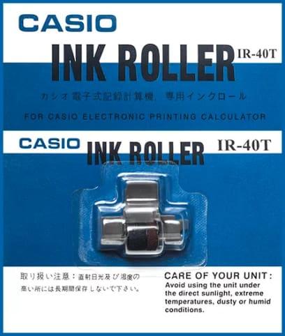 Actual product image Casio IR40T Color roll black, red