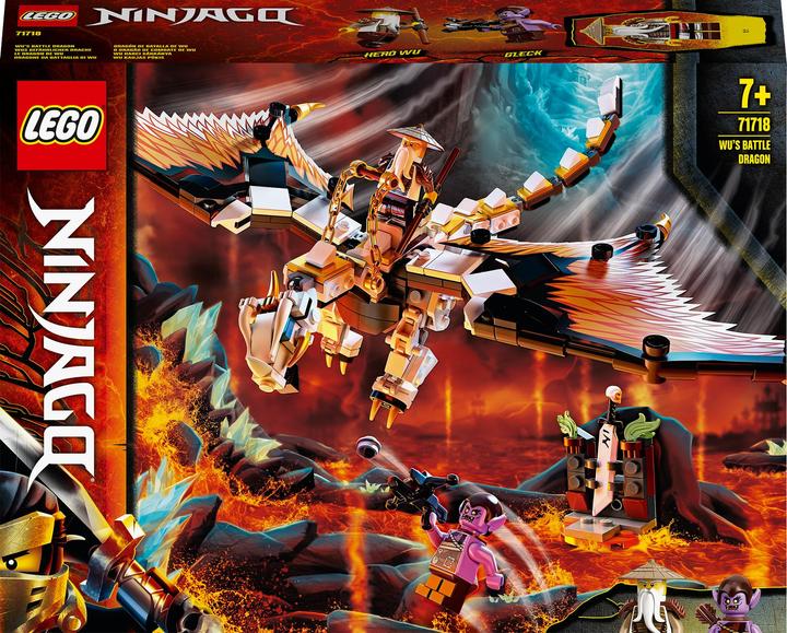 Image du produit LEGO Le dangereux dragon de Wu (71718, LEGO Ninjago)