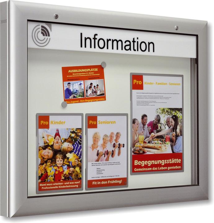 Image du produit Schaar-Design Vitrine d'affichage (Tableau noir, 102,5 x 160 cm)