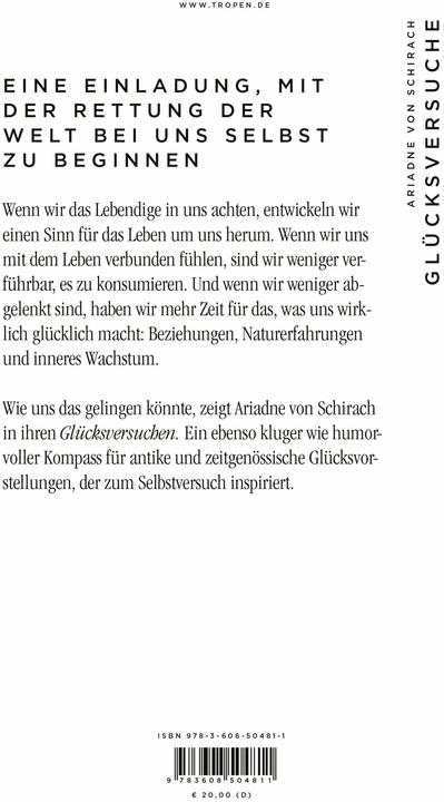 Immagine prodotto Glücksversuche (Tedesco, Arianna von Schirach, 2021)