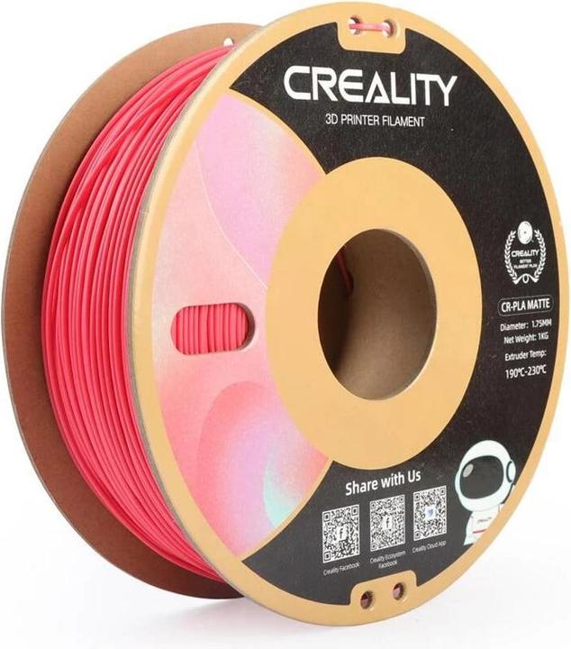 Actual product image Creality Strawberry red (PLA, 1.75 mm, 1000 g, Red)