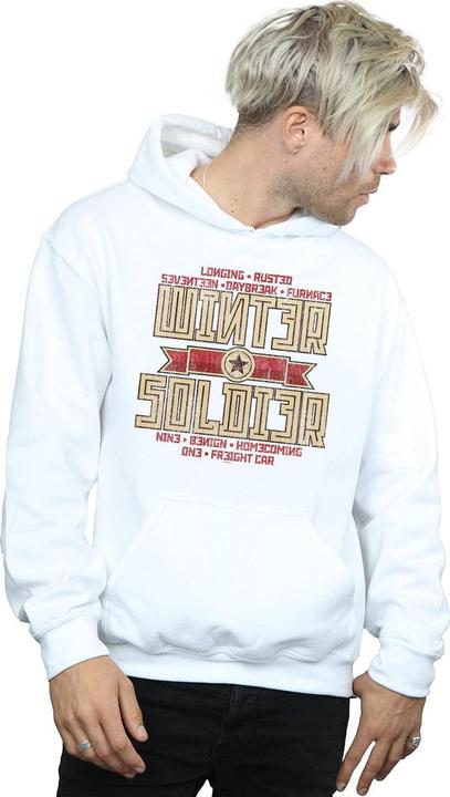 Actual product image Mens Winter Soldier Trigger Badge Hoodie (5XL)
