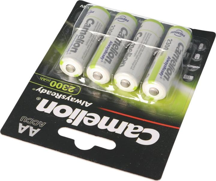 Immagine prodotto Camelion Batteria AA, Mignon LR6, HR6, fino a 2300 mAh in blister da 4 pezzi (AA, 2300 mAh)
