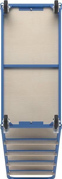 Actual product image eurokraft basic Shelf truck, 5 shelves, shelves LxW 1050 x 475 mm. (250 kg)