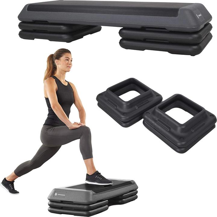Productafbeelding Springos Aerobic Step Board, zwart