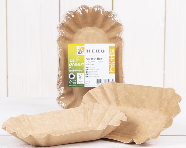 Produktbild Heku Einweg Pappschalen (20 x)