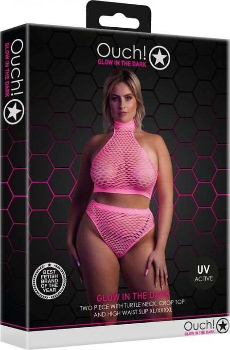 Immagine prodotto Ouch! Turtle Neck and High Waist Slip - Pink - XL/XXXXL (XL, XXL, 3XL)