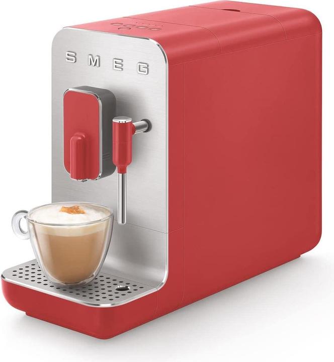 Actual product image Smeg Fully Automatic Coffee Machine 50's Style red