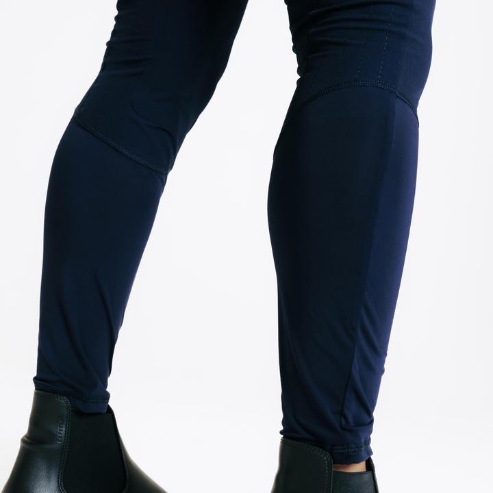 Actual product image Fouganza Women's Ultra-Lightweight Horse Riding Jodhpurs - Blue (L)