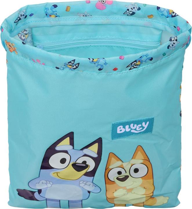 Image du produit Bluey Sac à dos avec lanières bleu ciel 26 x 34 x 1 cm