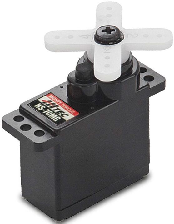 Image du produit Hitec hs-70mg (6v/3kg/0,14s) servo analogique ultra torque feather
