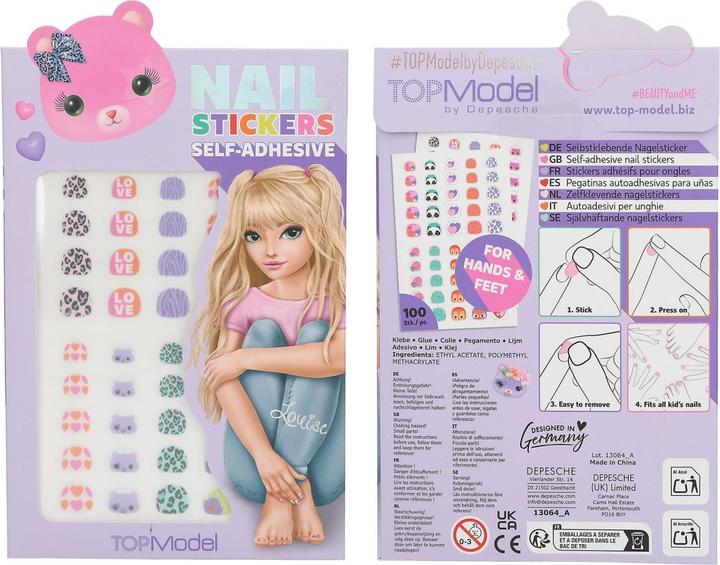 Actual product image Top Model (Bundle) TOPModel - Self-adhesive Nail Stickers BEAUTY and ME ( 0413064 )