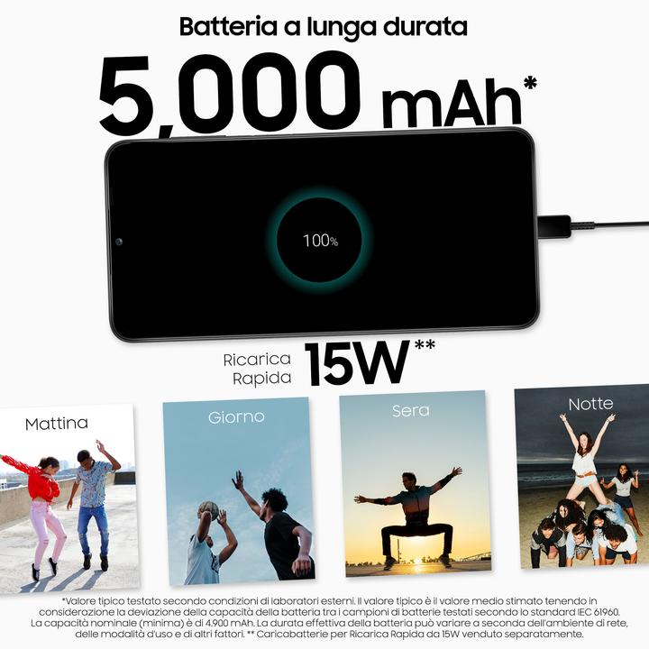 Produktbild Samsung Galaxy A13 (128 GB, Black, 6.60", Dual SIM, 50 Mpx, 4G)