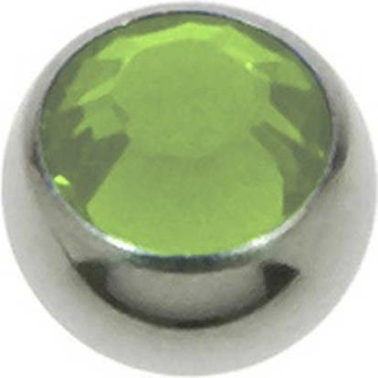 Actual product image Bijouteria Piercingball (Premium crystal, Surgical steel 316L)