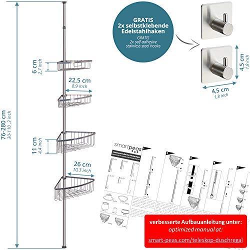 Produktbild Smartpeas Teleskop-Duschregal