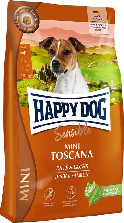 Produktbild Happy Dog Trockenfutter Sensible Mini Toscana, 4 kg (Adult, 1 Stk., 4000 g)