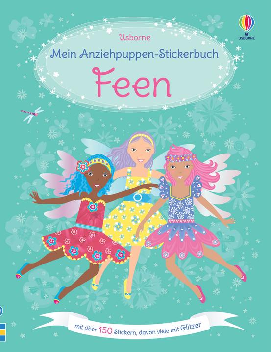 Produktbild Meine glitzernden Anziehpuppen-Stickerbücher mini: Im Ballett, Feen, Freundinnen und P