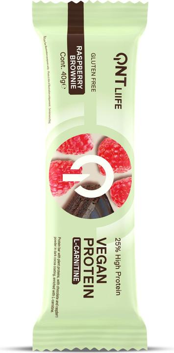 Immagine prodotto QNT Vegan Protein Bar + L-Carnitine (Brownie al lampone, 28 pz., 1120 g)