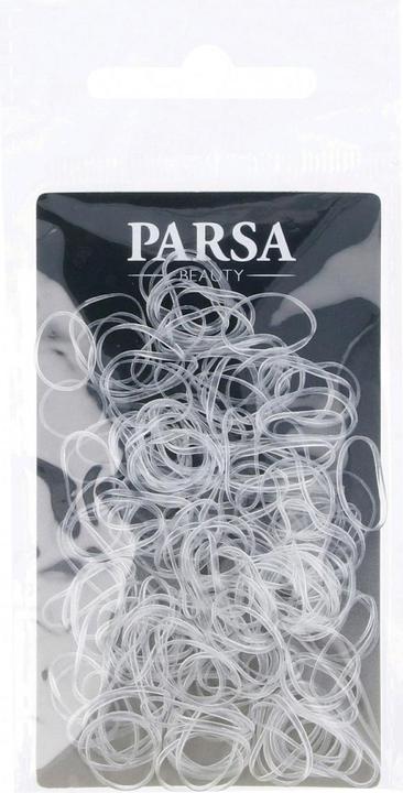 Actual product image Parsa Beauty Parsa mini hair elastics, transparent 150 pcs. (Hair tie)