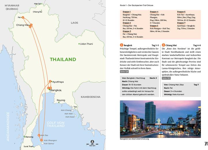 Valori nutrizionali e ingredienti Reiserouten durch Thailand: Reiseplanung, Highlights, Inspirationen (Tedesco, Vanessa Mosch, Nils Alexander Kemna, 2024)