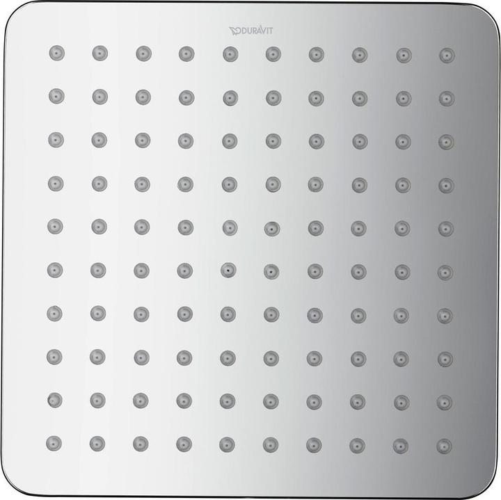 Actual product image Duravit Overhead shower 1 jet, 200, angular chrome (1 Beam types, 26 l/min)