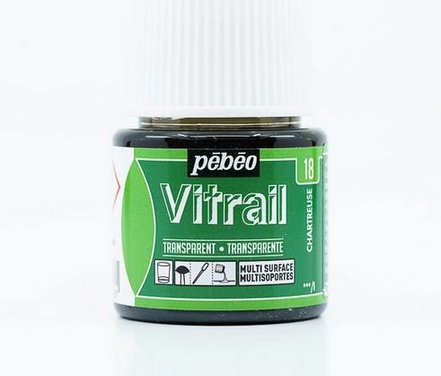 Actual product image Pebeo Vitrail Transparent (Chartreuse Green, 45 ml)