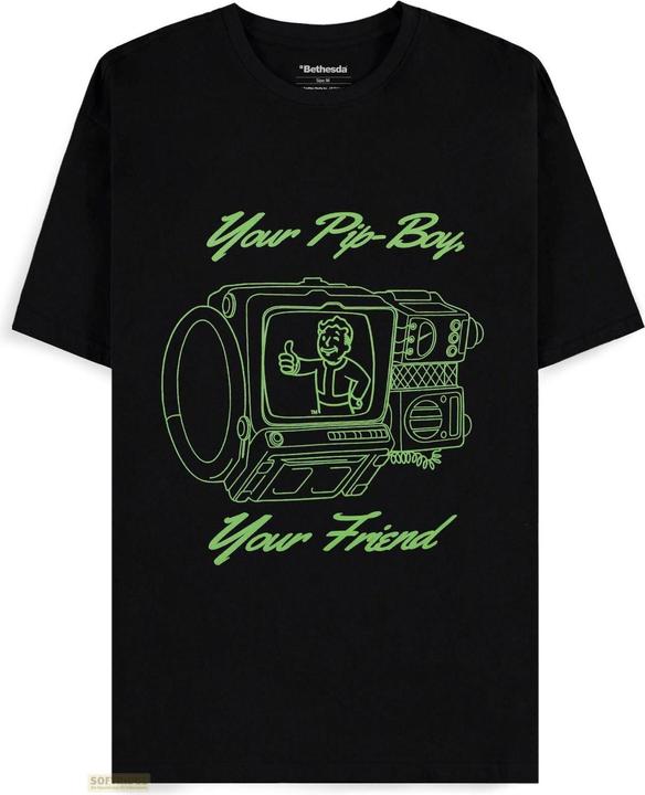 Actual product image Difuzed Fallout T-Shirt Your Pip-boy Your Friend Men's (XXL)