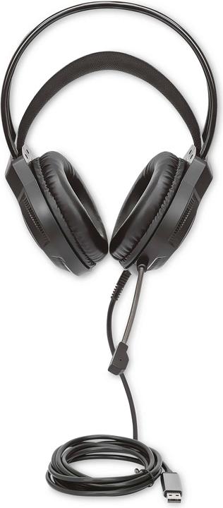 Actual product image Manhattan RGB LED Over-Ear USB Gaming Headset (Cable)