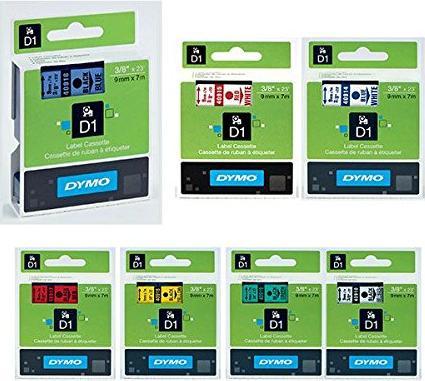 Produktbild Dymo S0720680 Standardband (0.90 cm, Weiss, Schwarz)