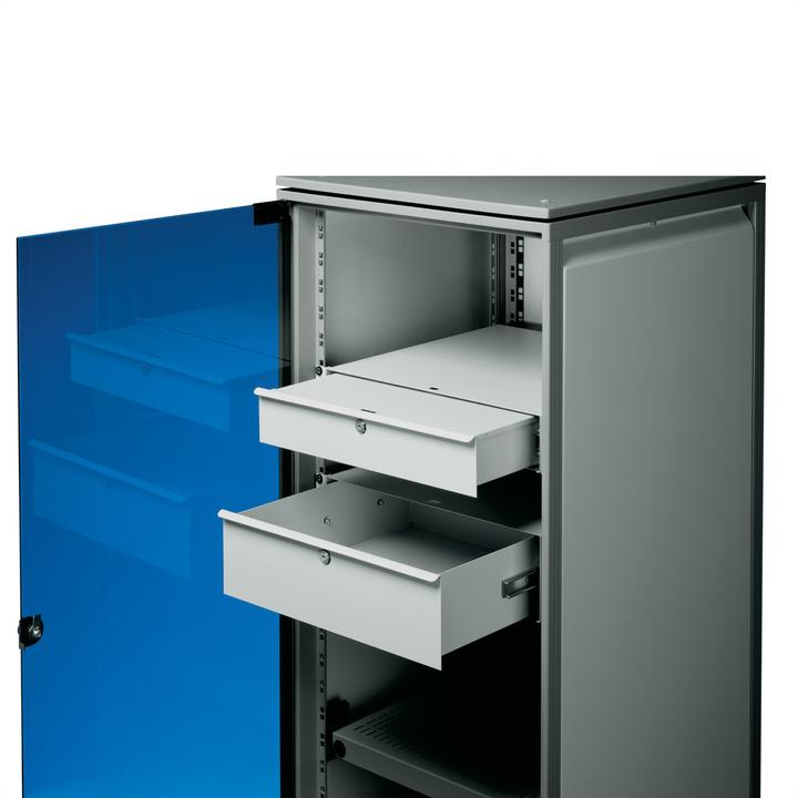 Produktbild Schroff 19 zoll-schubfach - schubfach 19 zoll 2he ral7035