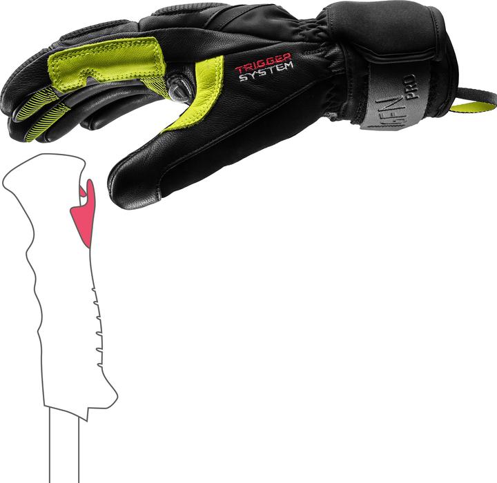 Image du produit Leki GANTS Griffin Pro 3D noir/limone (11)