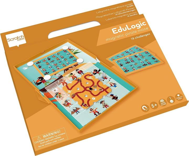 Image du produit Scratch Jeux magnétiques éducatifs Labyrinthe Pirates (Allemand)