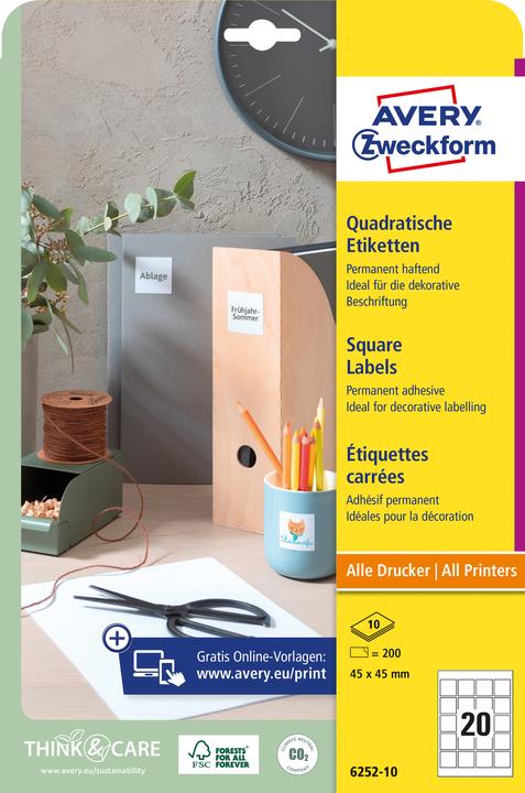 Produktbild Avery Etiketten