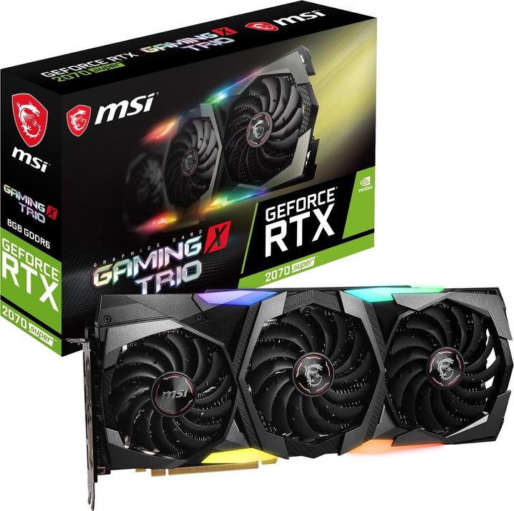 Actual product image MSI GeForce RTX 2070S GAMING X TRIO (8 GB)