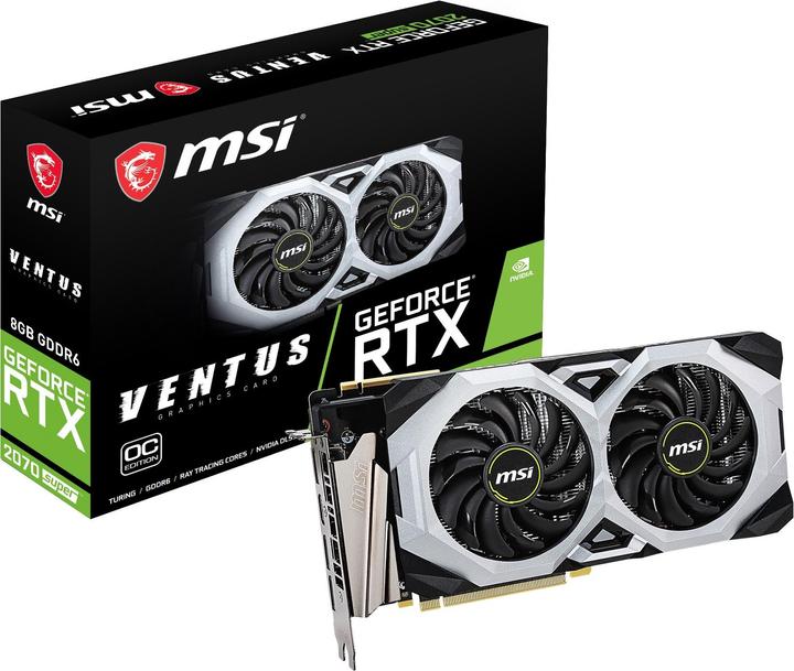 Image du produit MSI GeForce RTX 2070S VENTUS OC (8 Go)