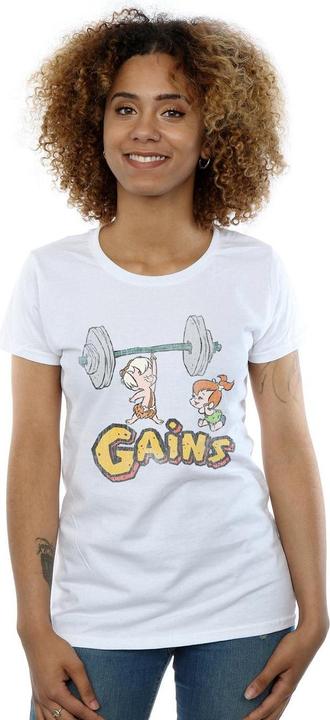 Immagine prodotto The Flintstones Bam Bam Gains Distressed Maglietta Donna (L)