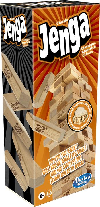 Actual product image Hasbro Gaming Jenga Classic (French, Italian, German)