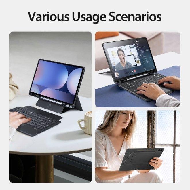 Actual product image Dux Ducis DK Series Keyboard Case (US, Galaxy Tab S9 Ultra, Galaxy Tab S10 Ultra, Galaxy Tab S8 Ultra)